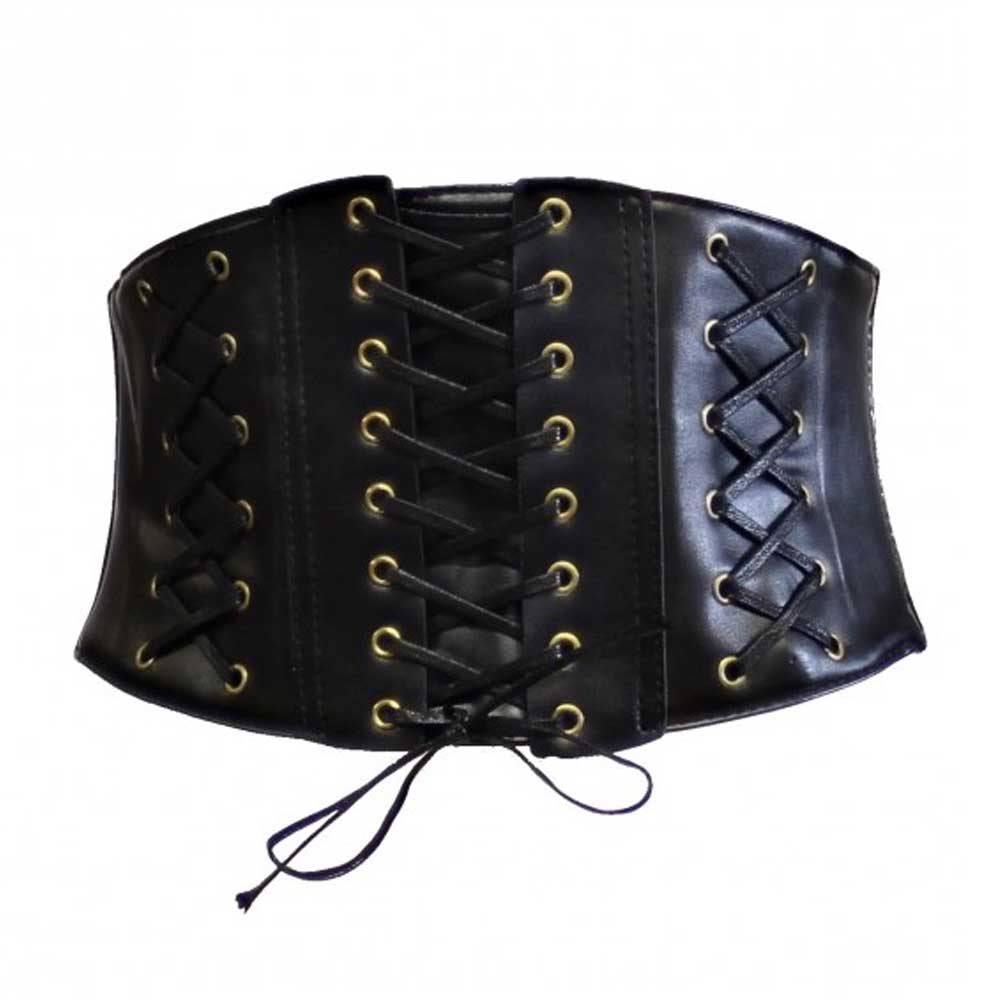 Zac's Alter Ego - Wide elasticated waist lace up corset Ceinture pour la taille - Noir